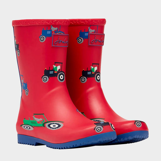 Kids’ Roll Up Flexible Printed Wellies